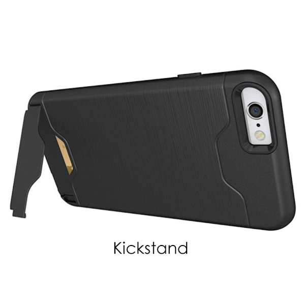 iPhone 6/6S | Armor skal | Korthållare - fler färger Rosa