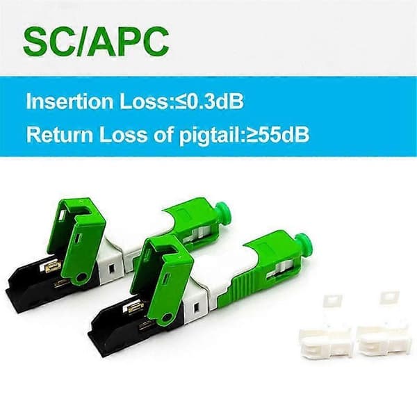 10 st FTTH ESC250D SC// Single-Mode Fiber Optic Snabbkoppling FTTH SM Optisk Snabbkoppling