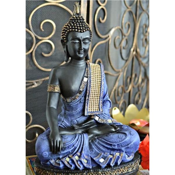 30x40cm 5D DIY Diamantmaleri Fullt, Buddha Statue Serie#A, DIY Diamant Strass