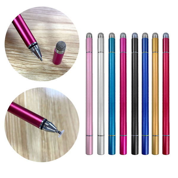 Kapacitiv skärm för pekpenna Universal Stylus-pennor för pekskärmsenheter för iPad Tablet Bärbara datorer Alla kapacitiva T Gold