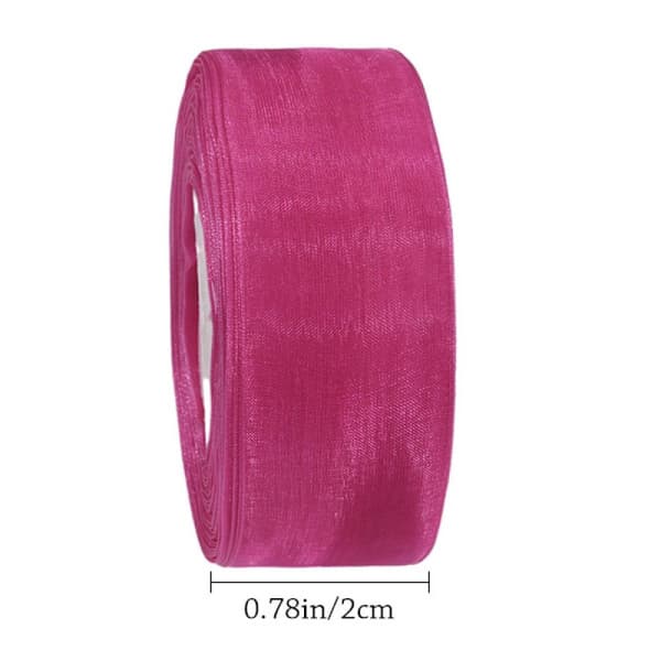 45M*2cm Skjørt chiffonbånd Organza blondebånd HVIT Hvit Light grey
