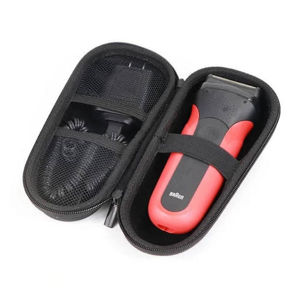 Etui til Braun Series 3/5/7/9 herrebarbermaskiner, rejsetaske (sort)