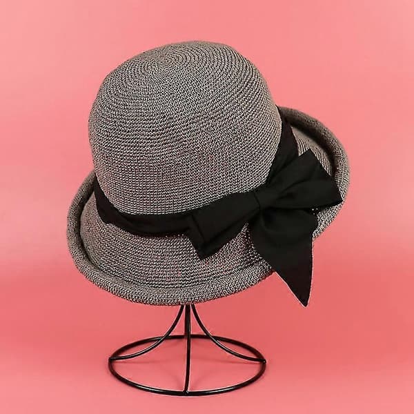 2 stk. parykkstativ metall hatt hylleholder display cap lagringshylle solid og oppreist rund base for Ho