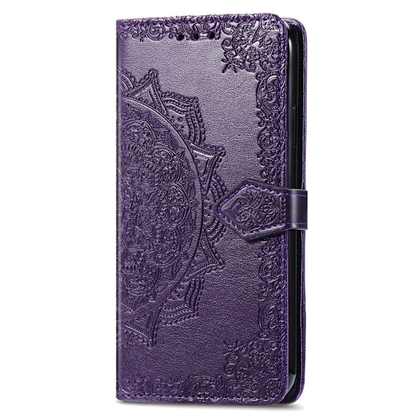 Samsung Galaxy S24 Fodral Mandala Tryck Lila
