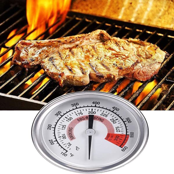 GRILL BBQ KØKKEN KØDTEMPERATURTERMOMETER (1 STK)