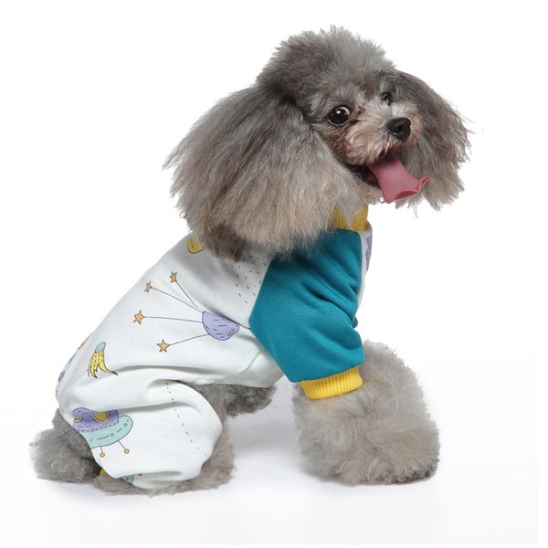 Hundpyjamas för små hundar Soft Puppy Onesie Cat Jumpsuit