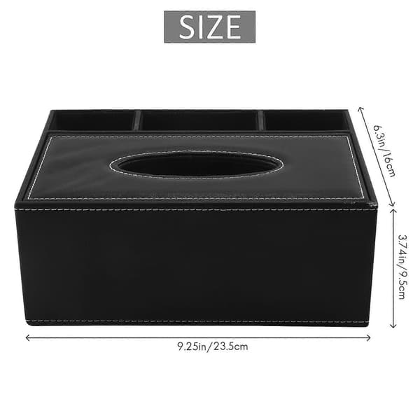 Pu Tissueboks Fjernkontroll H Functal Skrivebord Izer Blyant Saksbeholder (bla