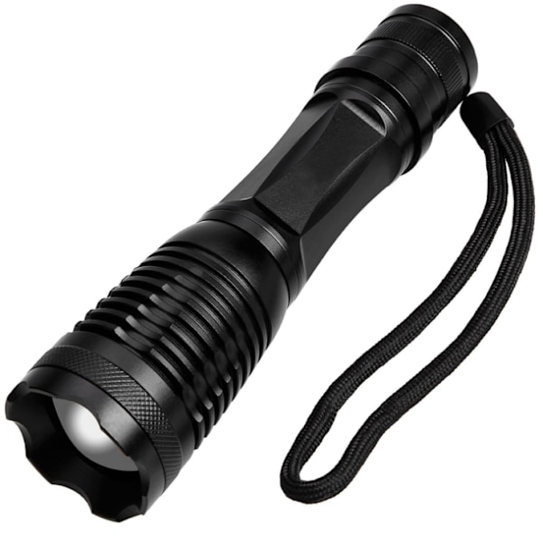 Kompakt Nödkamrat, Militärklassad Superstark LED Taktisk Ficklampa Med Halksäker Design, Vattentät Och Hållbar Idealisk För Jakt