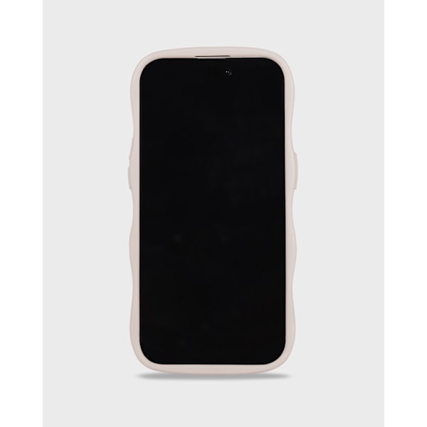 holdit iPhone 15/14/13 Skal Wavy Light Beige Mirror