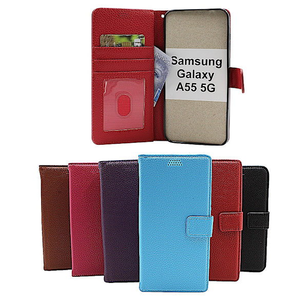Standcase, pung, Samsung Galaxy A55 5G Brun