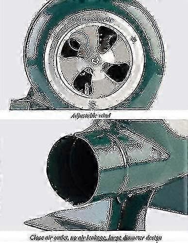 220v Elektrisk Smedje Esse Blæser - Med Regulator - Grill Pejs Ventilator - Centrifugal Grill Blæser, 60w (FPK11)