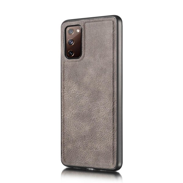 Samsung Galaxy S20 FE - DG.MING 2in1 Magnet Fodral - Grå Grey Grå