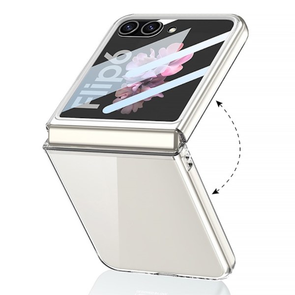 Galaxy Z Flip 6 Skal Hybrid Transparent