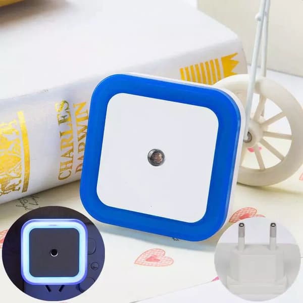 4 stk. Firkantet Natlys LED Intelligent Lysstyring Induktion E