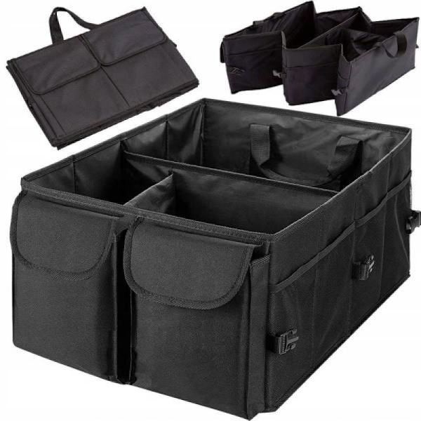 Bagageboks / Sammenklappelig Organizer til Bil - Opbevaring Sort