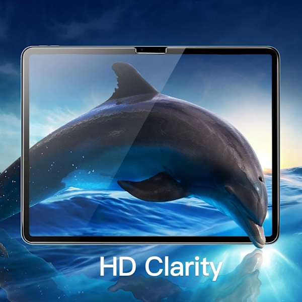 iPad Air 13 tum M2 2024 skärmskydd härdat glas 9H transparent