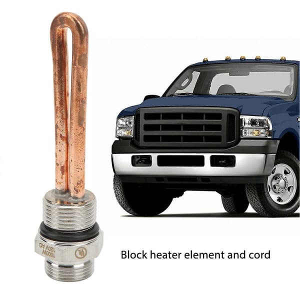 Motorblokkvarmeelement og kabelledning 3C3Z 6A051 AA Erstatning for Ford Super Duty US Plug 120V