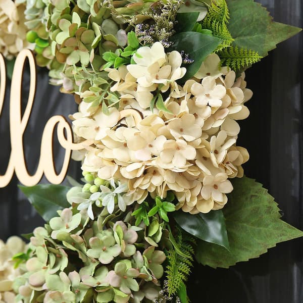 1 stk. \"hello\"-bokstavsimuleringskrans, 45 cm