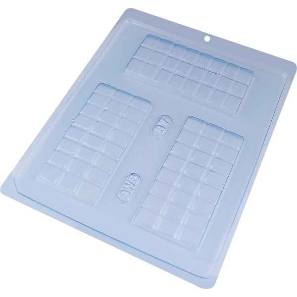 Pralinform Dubai Kunafa - Chokladform Mold Block - BWB 37 Transparent