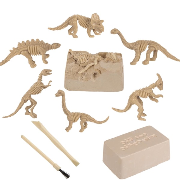 Utgrävningsset - Dinosaurie Brun