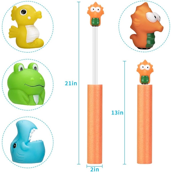 Super Value Vattenpistolset, Spännande Vattenlek För Alla Åldrar, 4-pack Super Soakers Med Lång Räckvidd, Perfekt För Sommarens Pool- och Strandlekar