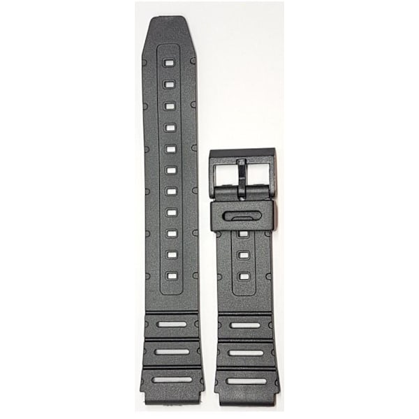 Klockarmband 18 mm Svart