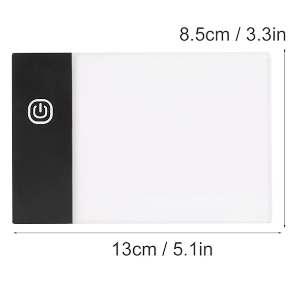 LED-ljusplatta A6 Ljusstyrka Artcraft Tracing Flip Book Kit Tablet Ritning för Barn