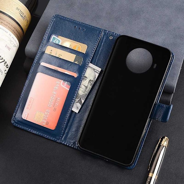 Xiaomi Mi 10T Lite Plånboksfodral PU-Läder 4-FACK Evry - Svart Svart
