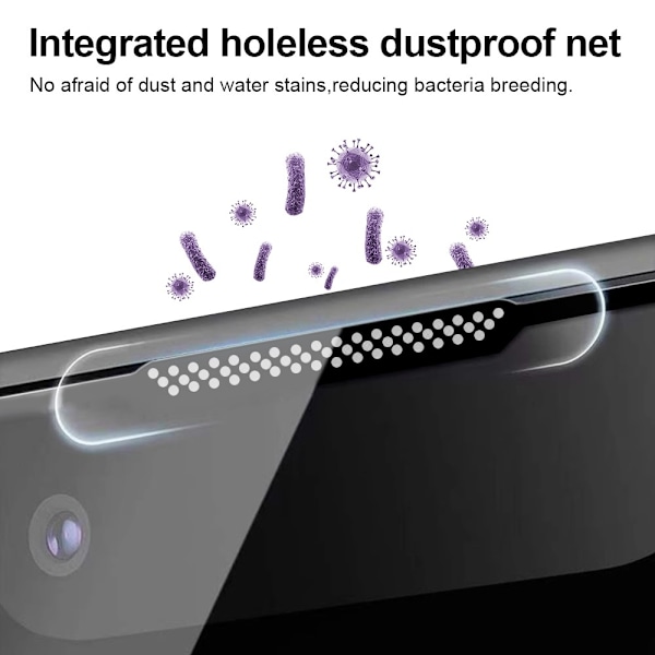 För iPhone 16 Pro Max Anti-spion Privacy Skärmskydd i härdat glas Transparent
