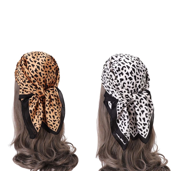 Sidenscarf för kvinnor, vintage scarf satin hårscarf Silk