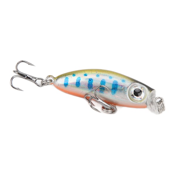 Mini Fiskebete Mini Crankbait Fiskehårdbete för Bass Gädda Abborre Havskatt 2#