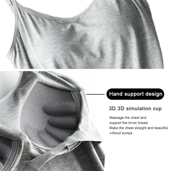 Uppgraderad version med slingväst med bröstskydd för kvinnor, yogasporter