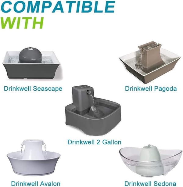 Reservekullfiltre for PetSafe Drinkwell Avalon, Pagoda