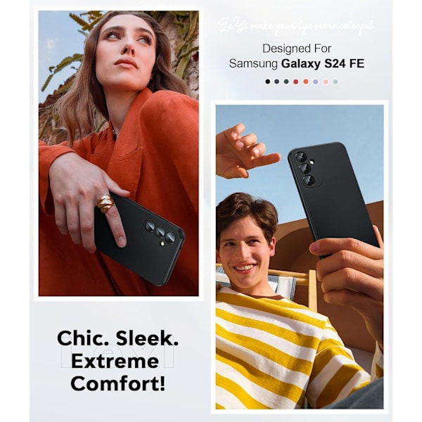 Samsung S24 FE - Extra Stöttåligt Skal
