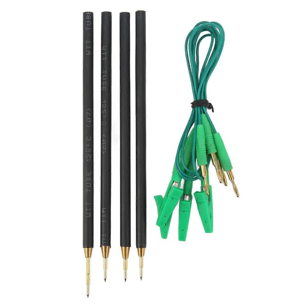 4 STK ECU lese-/skriveprobe med tilkoblingskabel 12 til 24V LED BDM-ramme universell for bil