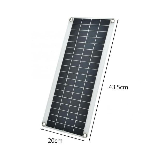 Cisea Solpanel Kit, Bærbart 300W Monokrystallinsk Solpanel Med Høj Konverteringseffektivitet Og Effektiv Controller Til Autocamper Yacht Udendørs