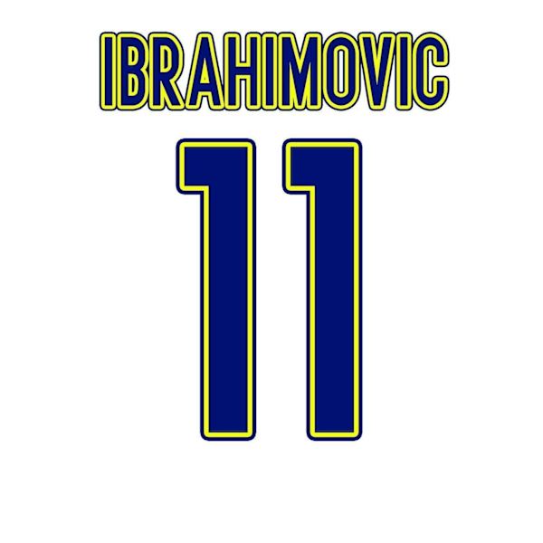 Zlatan Ibrahimovic Sverige  t-shirt med Return of the king tryck White Large White 158cl / 12-13år