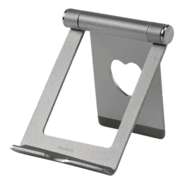 Deltaco Stand for Smartphones and Tablets - Silver