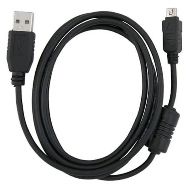 USB-kabel til dataoverførsel og opladning til Olympus Tough TG-3 kamera, sort