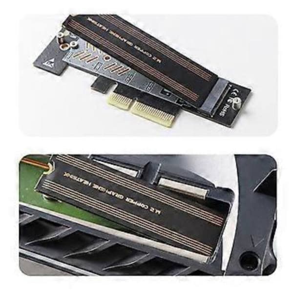 M.2 Køleplade SSD Kobberkøler Solid State Disk Radiator Køling Kobberplade Radiator til Køling Bærbar computer