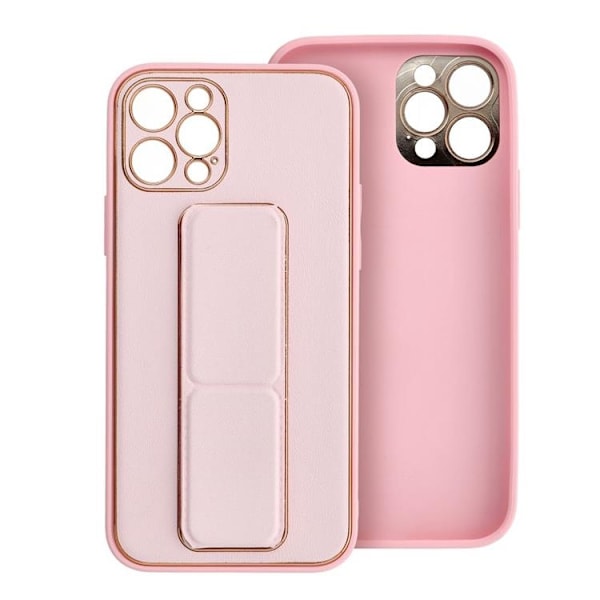 Galaxy A25 5G Mobilskal Kickstand Läder - Rosa