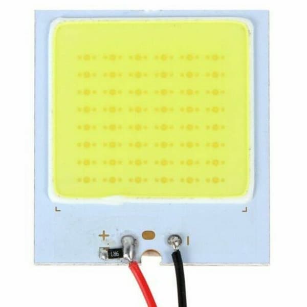 8st 48 SMD COB Vit LED Panel T10 Bil Interiör Panellampa 12V