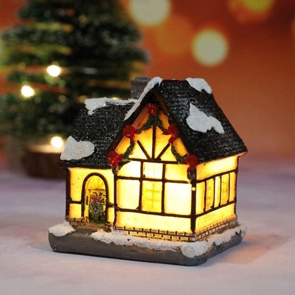 Light Up Christmas Village Buildings - Small Harz Village