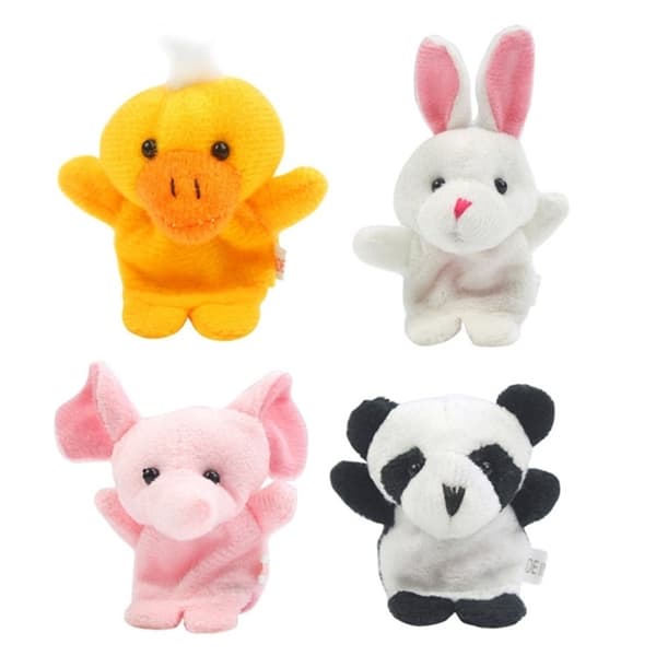 10-pack Fingerdockor / Plånbok - Flerfärgad