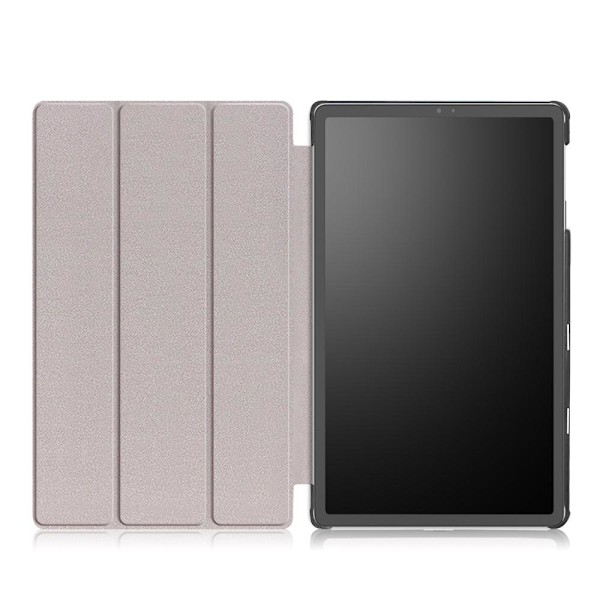 Samsung Galaxy Tab S5e - Tri-Fold Läder Fodral - Svart Svart