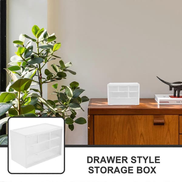 Skrivbordslåda Organizer Box Diverse Förvaringslåda Prydnadssmycken Sminkbehållare