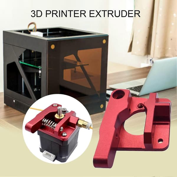 3D Printer Ekstruder Fleksibel & Justerbar Aluminiumlegering Fjernbetjent Ekstruder til Ender 3/5 til CR10S Printertilbehør