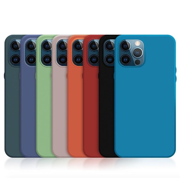 Mobilskal i silikon till iPhone 12 Pro Max, Röd Röd