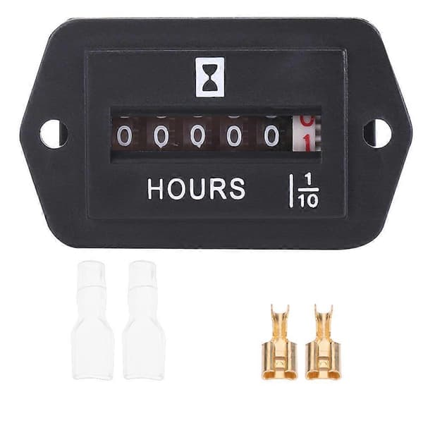 DC 6-80V Mekanisk Timetæller til Diesel Benzinmotor Generator Motorbåd HM002