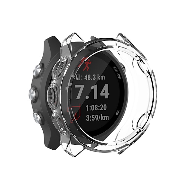 Skyddsskal till Garmin Forerunner 245 - Klar / Vit
